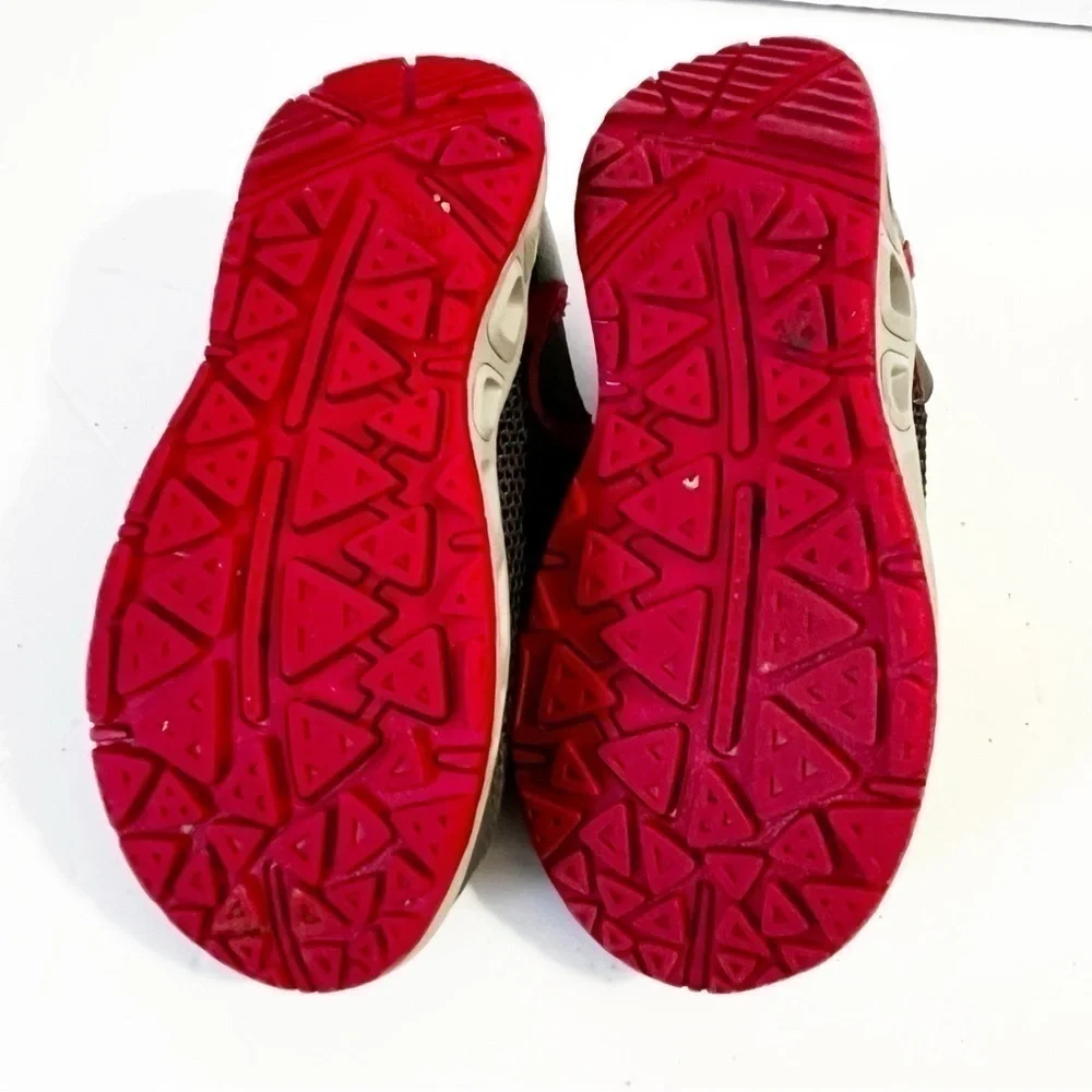 Columbia Childrens Moccaswim Techlite Water Shoes Kids Sz 12 Gray Red Slip On